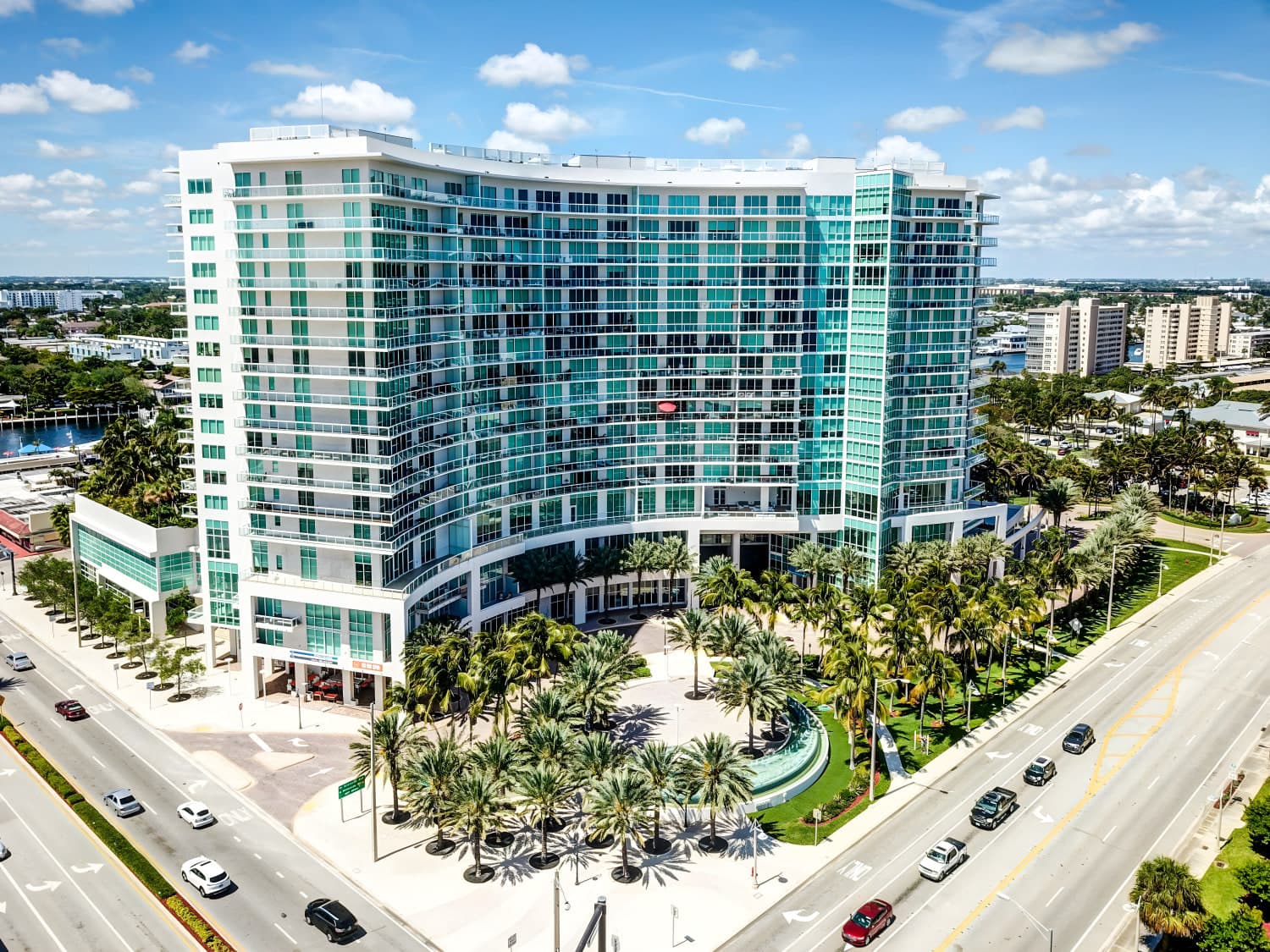 Plaza at Oceanside, Pompano Beach, FL — building envelope restoration, photograph 2 of 5