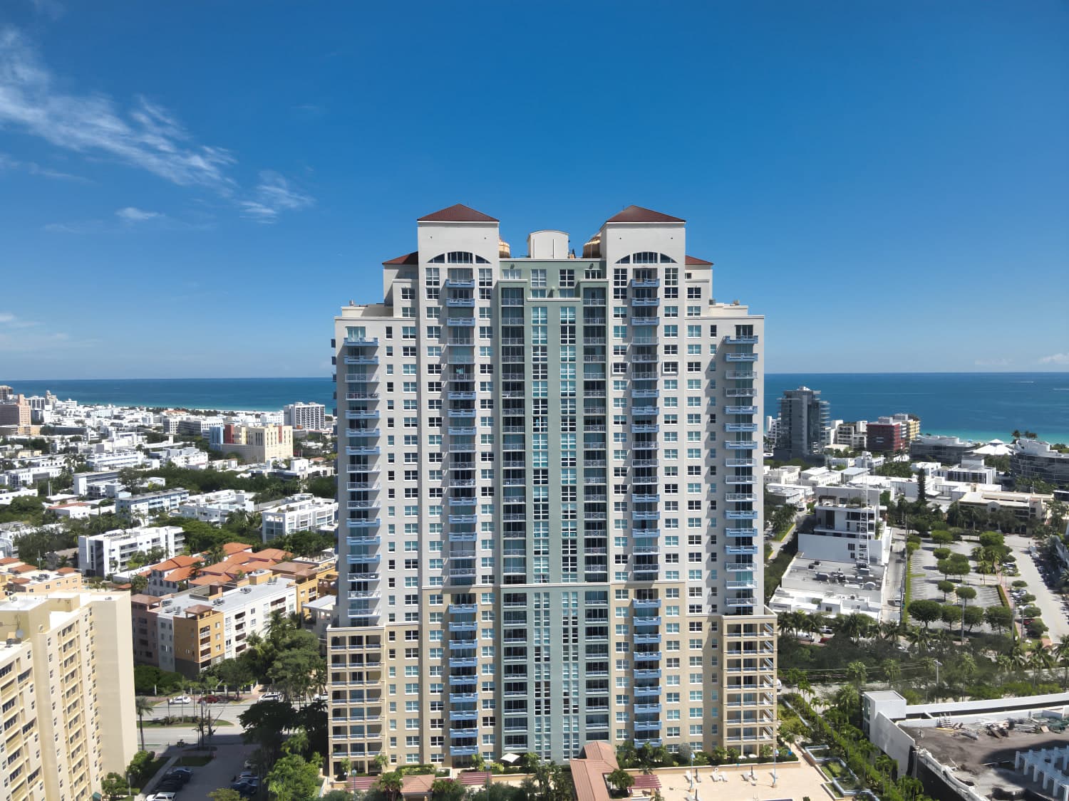 Yacht Club at Portofino, Miami Beach, FL — concrete restoration & roof replacement, photograph 2 of 6