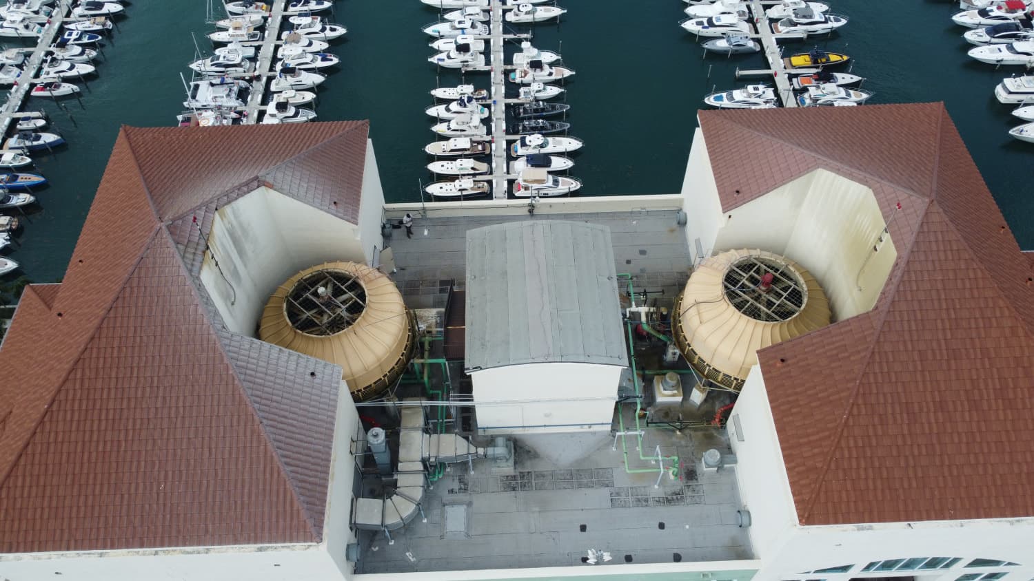 Yacht Club at Portofino, Miami Beach, FL — concrete restoration & roof replacement, photograph 5 of 6